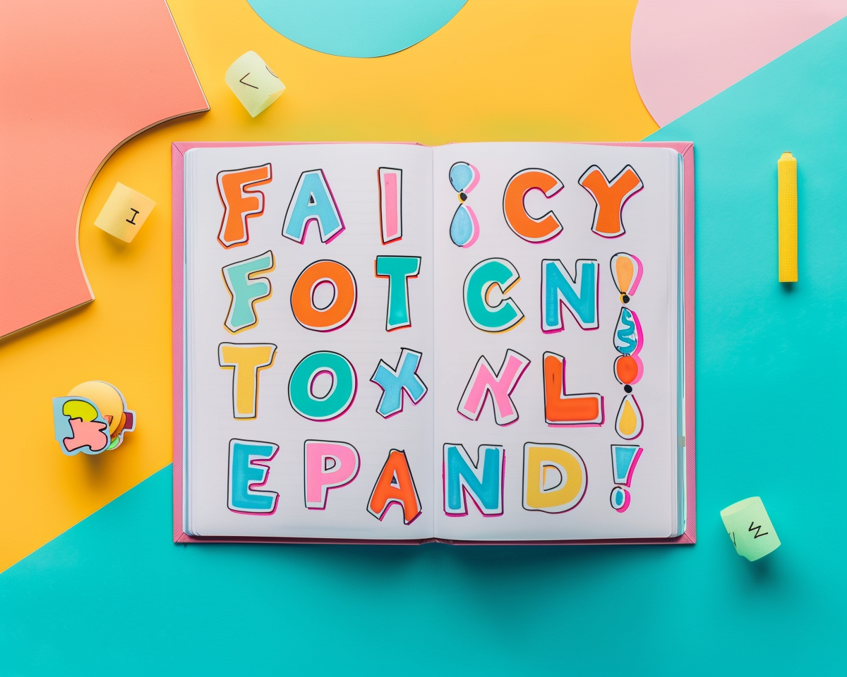 Sample phonics book with colorful alphabet and activities